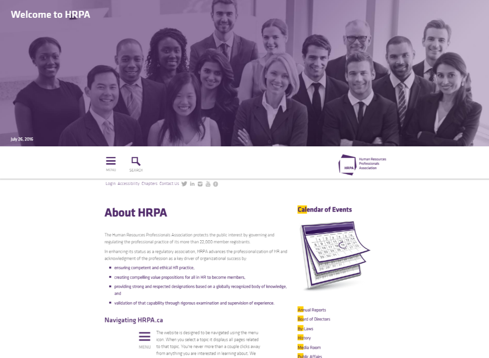 HRPA Website