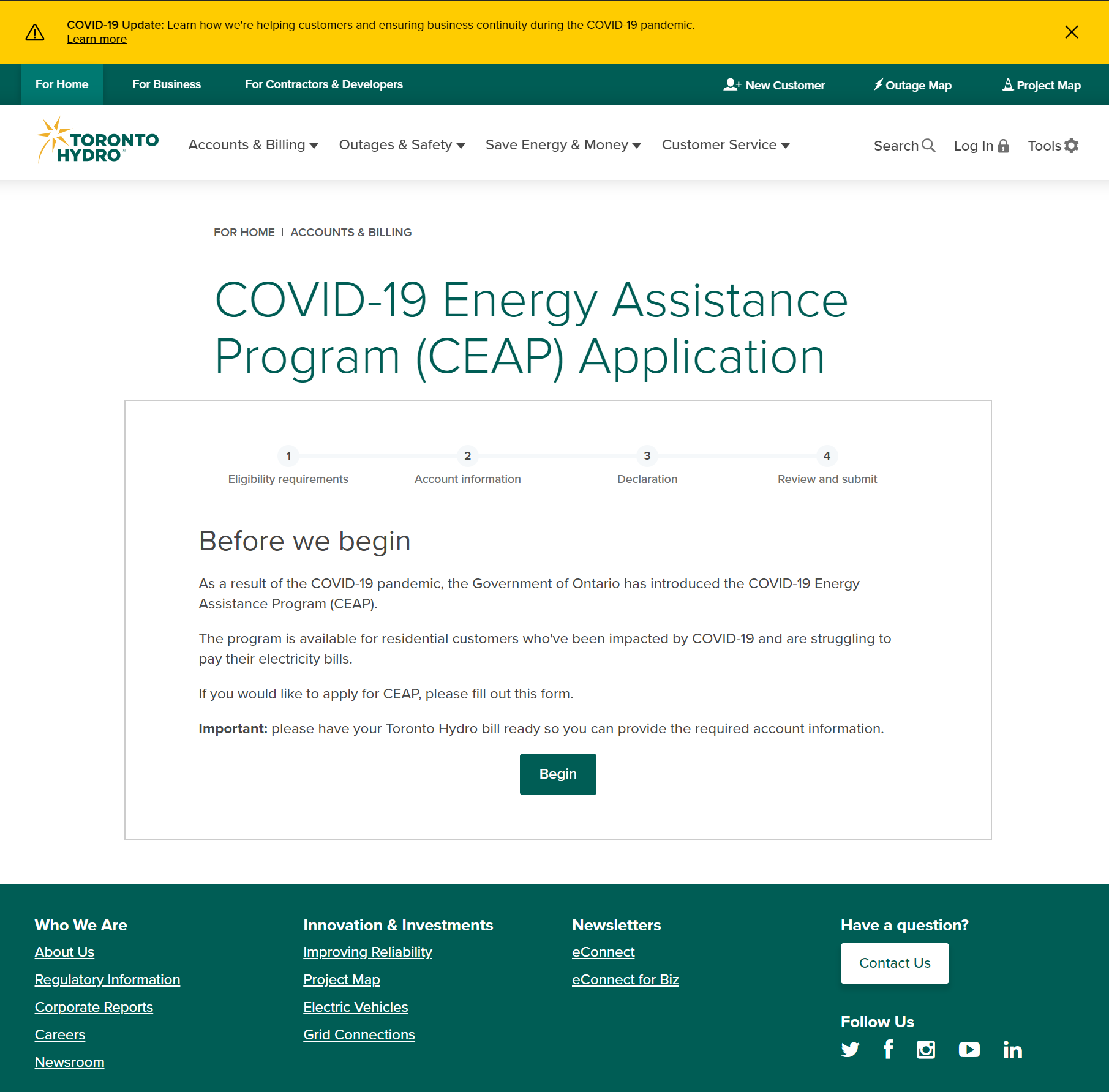 CEAP Application Form
